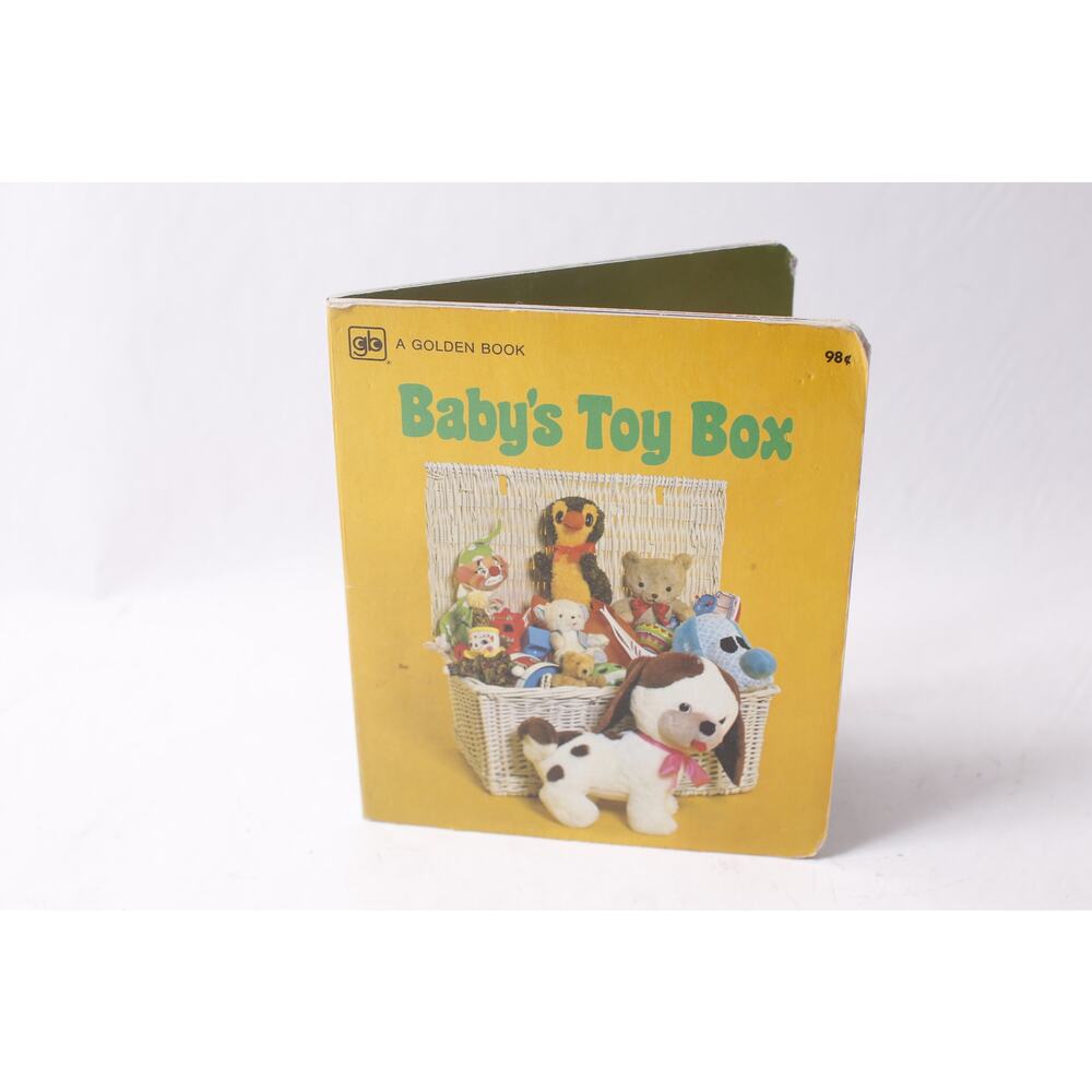 Baby's Toy Box Children's Board Book by Golden 1978 Vintage ~ 260514-WH 1369